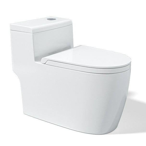 Modern 1 Piece Toilet Bowl Floor Mounted Urine Toilet for Bathroom 16"L x 28"W x 24"H White Clearhalo 'Bathroom Remodel & Bathroom Fixtures' 'Home Improvement' 'home_improvement' 'home_improvement_toilets' 'Toilets & Bidets' 'Toilets' 6888835