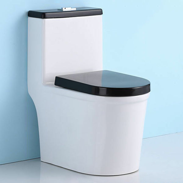 Modern 1 Piece Toilet Bowl Floor Mounted Urine Toilet for Bathroom 15"L x 23"W x 31"H Black Clearhalo 'Bathroom Remodel & Bathroom Fixtures' 'Home Improvement' 'home_improvement' 'home_improvement_toilets' 'Toilets & Bidets' 'Toilets' 6888852