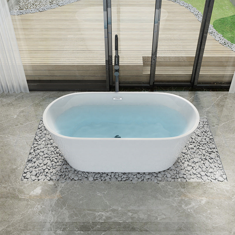 Soaking Bathtub Antique Finish Back to Wall Acrylic Bath Tub 47"L x 25.5"W x 24"H Clearhalo 'Bathroom Remodel & Bathroom Fixtures' 'Bathtubs' 'Home Improvement' 'home_improvement' 'home_improvement_bathtubs' 'Showers & Bathtubs' 6889909