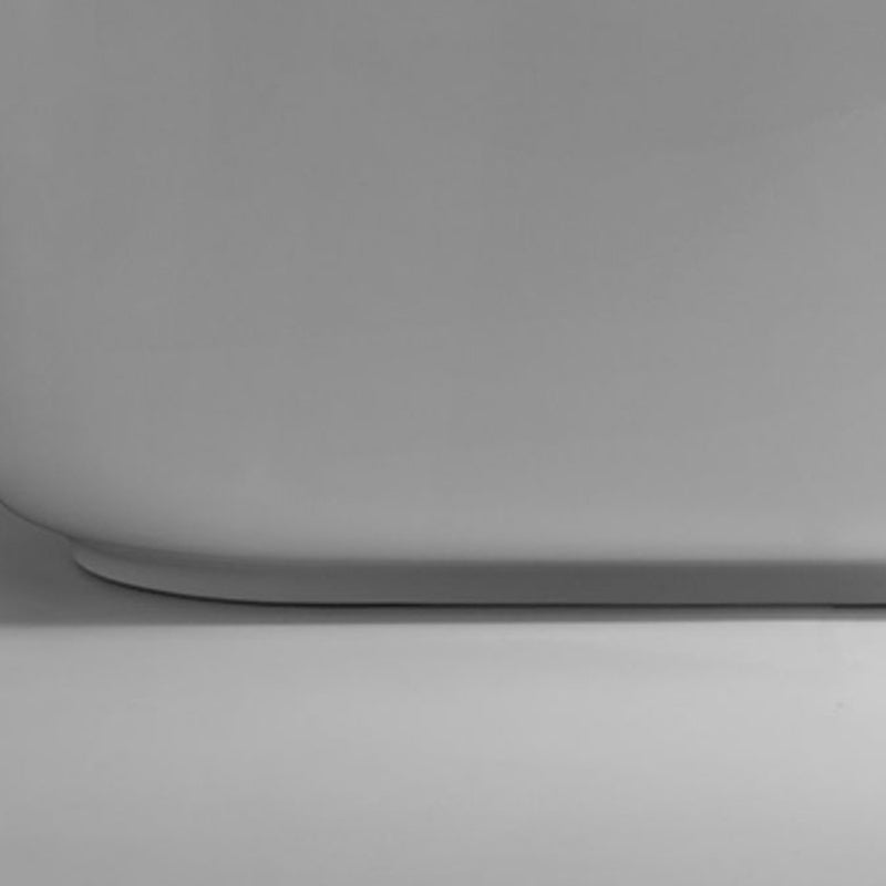 Modern Acrylic Bathtub Freestanding Soaking Tub , 27.56-inch Wide Clearhalo 'Bathroom Remodel & Bathroom Fixtures' 'Bathtubs' 'Home Improvement' 'home_improvement' 'home_improvement_bathtubs' 'Showers & Bathtubs' 6889991