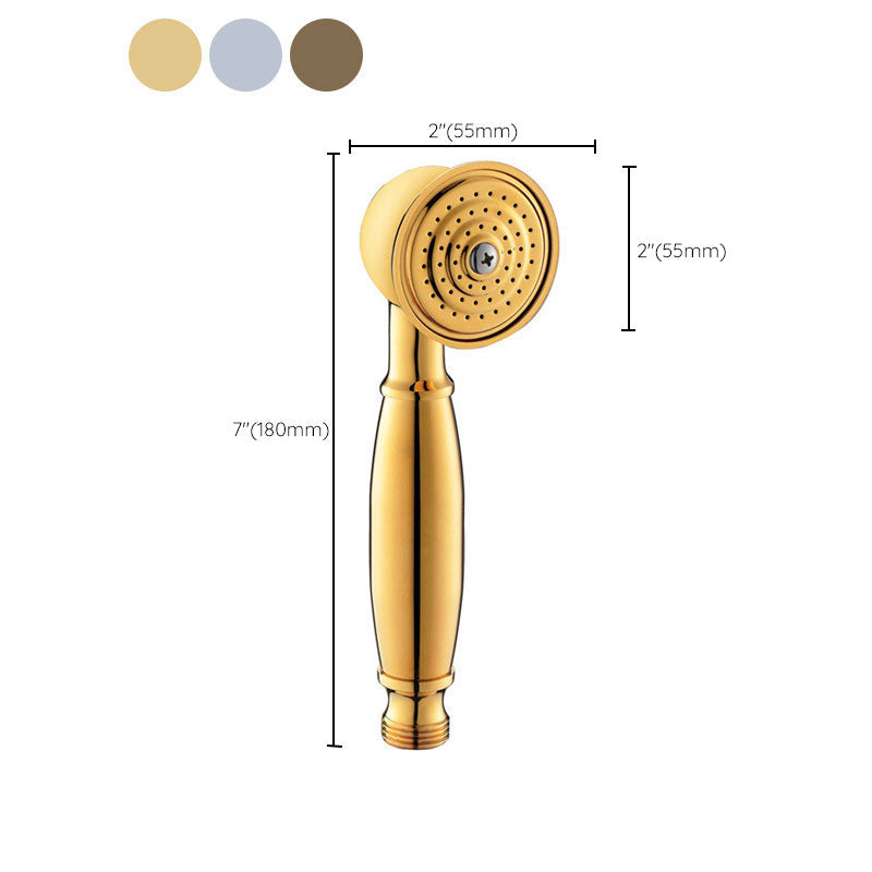 All-Copper Single-Function Handheld Shower Head European-Style Antique Rain Shower Head Clearhalo 'Bathroom Remodel & Bathroom Fixtures' 'Home Improvement' 'home_improvement' 'home_improvement_shower_heads' 'Shower Heads' 'shower_heads' 'Showers & Bathtubs Plumbing' 'Showers & Bathtubs' 6890232