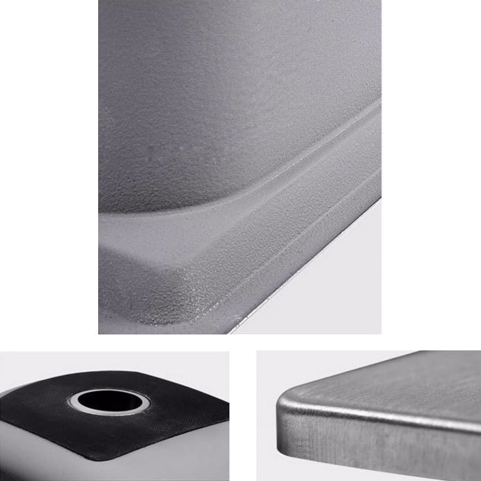 Scratchproof Kitchen Sink Stainless Steel 1 Holes Drop-In Kitchen Sink Only Clearhalo 'Home Improvement' 'home_improvement' 'home_improvement_kitchen_sinks' 'Kitchen Remodel & Kitchen Fixtures' 'Kitchen Sinks & Faucet Components' 'Kitchen Sinks' 'kitchen_sinks' 6890250