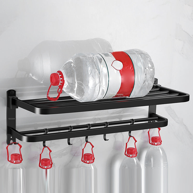 Matte Black Bathroom Hardware Set Modern Bathroom Accessories Hardware Set Clearhalo 'Bathroom Hardware Sets' 'Bathroom Hardware' 'Bathroom Remodel & Bathroom Fixtures' 'bathroom_hardware_sets' 'Home Improvement' 'home_improvement' 'home_improvement_bathroom_hardware_sets' 6893106