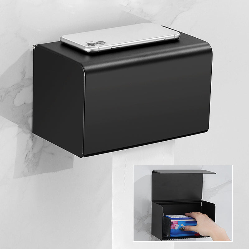 Matte Black Bathroom Hardware Set Modern Bathroom Accessories Hardware Set Clearhalo 'Bathroom Hardware Sets' 'Bathroom Hardware' 'Bathroom Remodel & Bathroom Fixtures' 'bathroom_hardware_sets' 'Home Improvement' 'home_improvement' 'home_improvement_bathroom_hardware_sets' 6893117