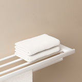 Modern White Bathroom Accessory Set Stainless Steel Bath Hardware Set Clearhalo 'Bathroom Hardware Sets' 'Bathroom Hardware' 'Bathroom Remodel & Bathroom Fixtures' 'bathroom_hardware_sets' 'Home Improvement' 'home_improvement' 'home_improvement_bathroom_hardware_sets' 6893176