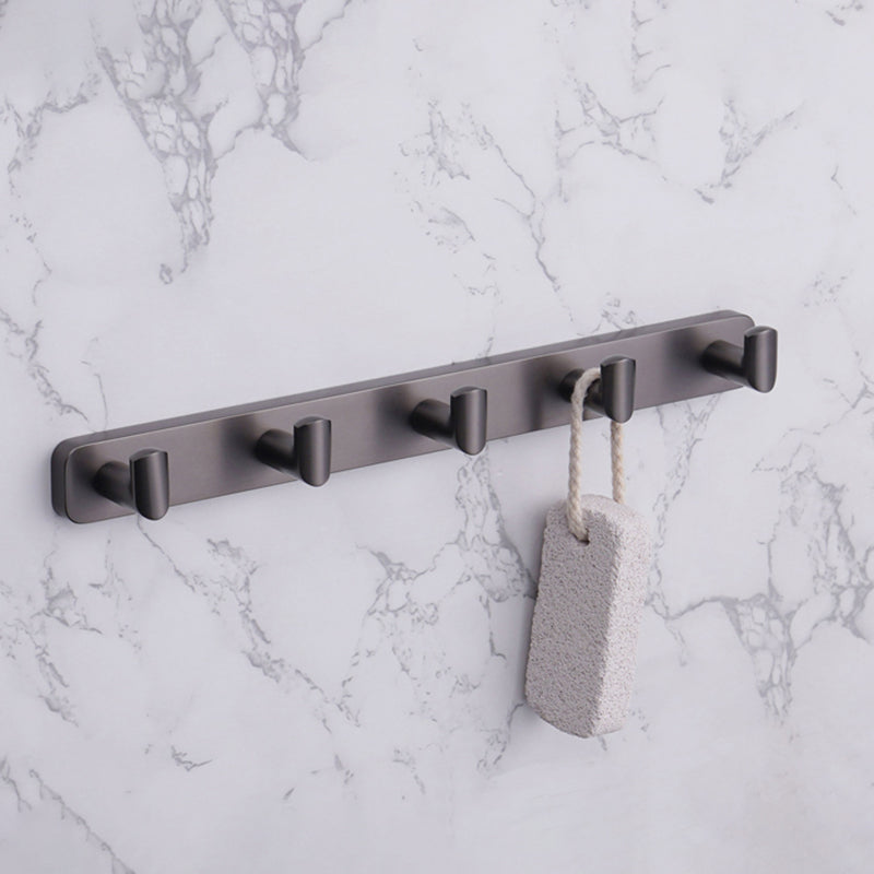 Modern Metal Bathroom Hardware Set Black Bathroom Accessories Hardware Set Clearhalo 'Bathroom Hardware Sets' 'Bathroom Hardware' 'Bathroom Remodel & Bathroom Fixtures' 'bathroom_hardware_sets' 'Home Improvement' 'home_improvement' 'home_improvement_bathroom_hardware_sets' 6893236