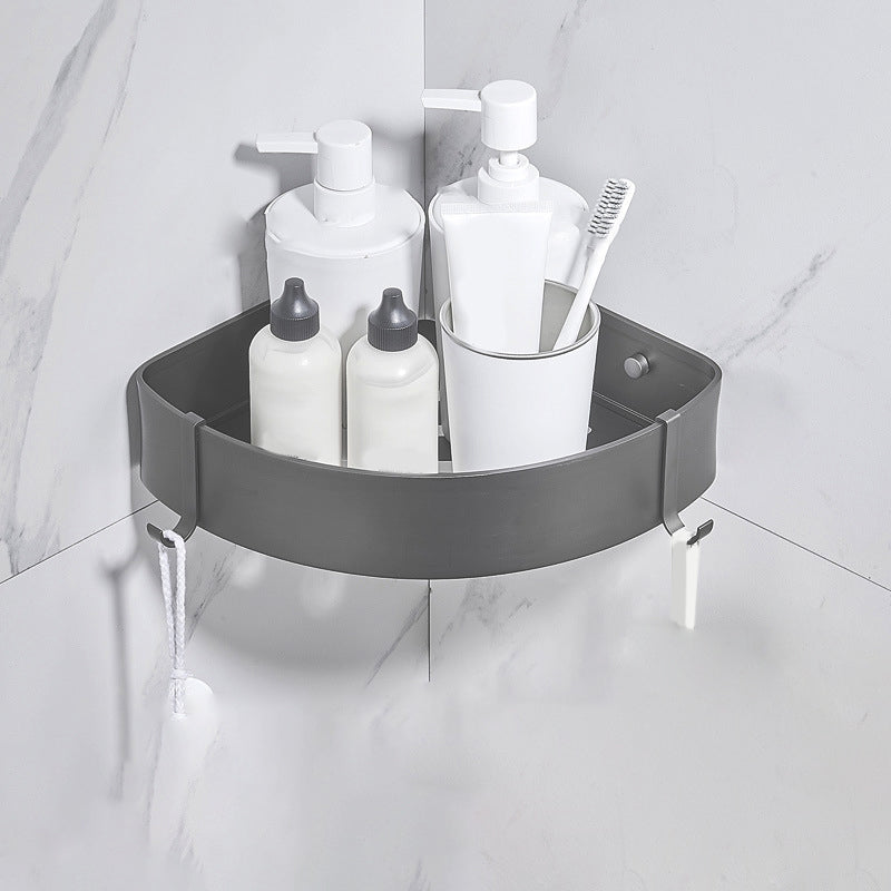 Modern Chrome Bathroom Accessory Set Aluminum Bath Hardware Set Bath Shelf Clearhalo 'Bathroom Hardware Sets' 'Bathroom Hardware' 'Bathroom Remodel & Bathroom Fixtures' 'bathroom_hardware_sets' 'Home Improvement' 'home_improvement' 'home_improvement_bathroom_hardware_sets' 6893255