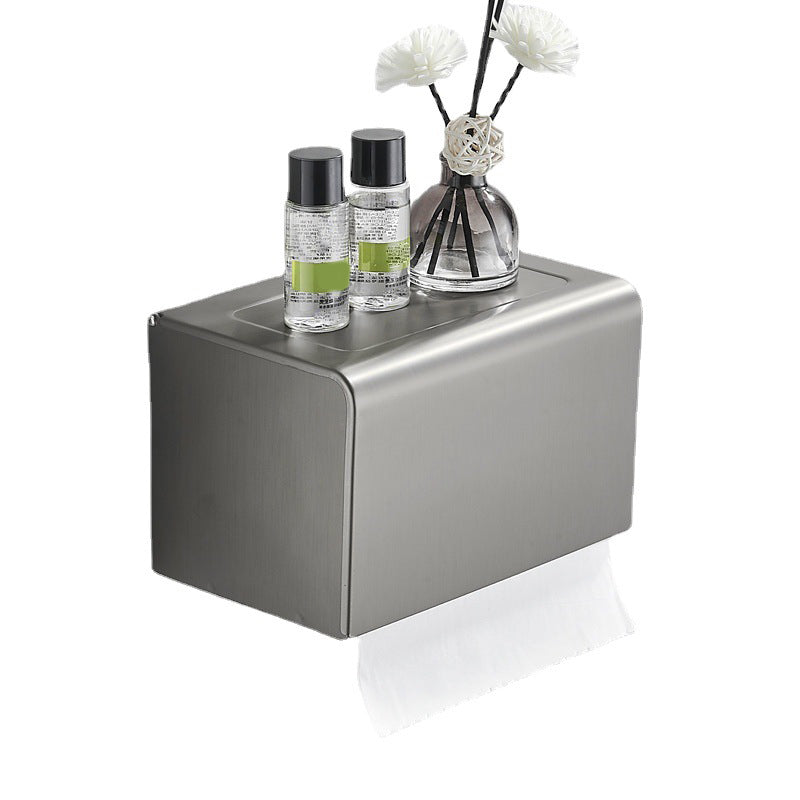 Modern Chrome Bathroom Accessory Set Aluminum Bath Hardware Set Clearhalo 'Bathroom Hardware Sets' 'Bathroom Hardware' 'Bathroom Remodel & Bathroom Fixtures' 'bathroom_hardware_sets' 'Home Improvement' 'home_improvement' 'home_improvement_bathroom_hardware_sets' 6893258