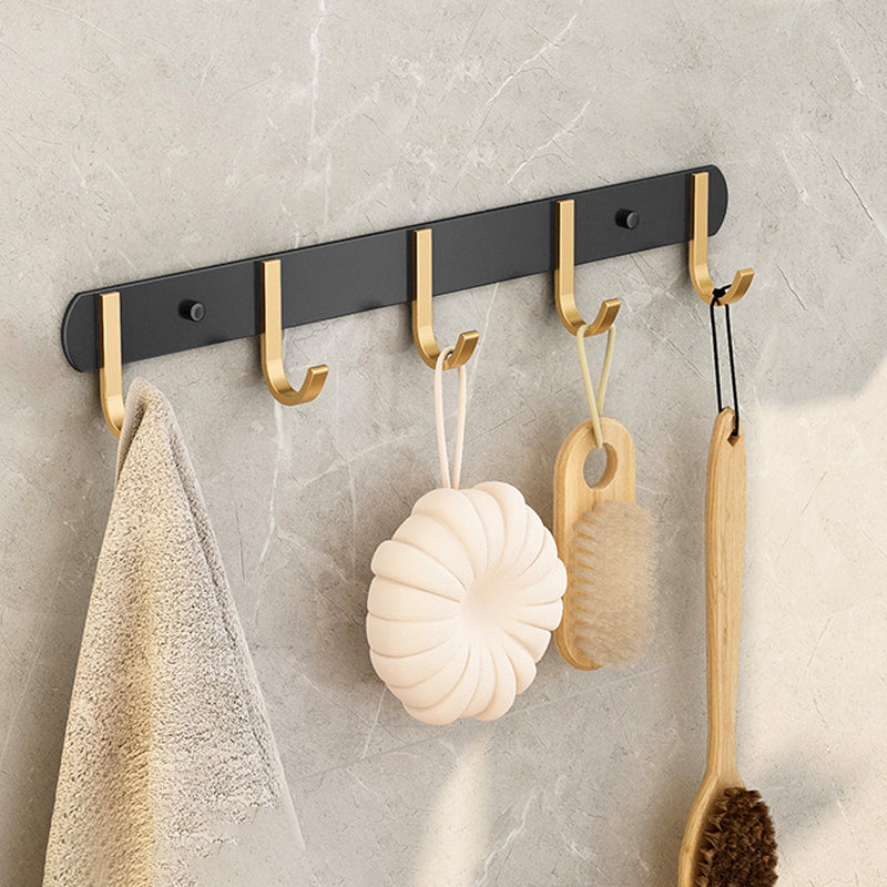 Modern Bathroom Hardware Set Stainless Bathroom Accessories Hardware Set Towel Robe Hook Clearhalo 'Bathroom Hardware Sets' 'Bathroom Hardware' 'Bathroom Remodel & Bathroom Fixtures' 'bathroom_hardware_sets' 'Home Improvement' 'home_improvement' 'home_improvement_bathroom_hardware_sets' 6893287