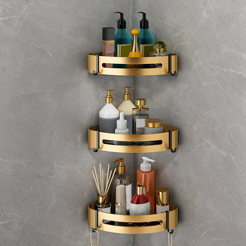 Modern Bathroom Hardware Set Stainless Bathroom Accessories Hardware Set 3-Piece Set (Triangle Bath Shelf) Clearhalo 'Bathroom Hardware Sets' 'Bathroom Hardware' 'Bathroom Remodel & Bathroom Fixtures' 'bathroom_hardware_sets' 'Home Improvement' 'home_improvement' 'home_improvement_bathroom_hardware_sets' 6893309