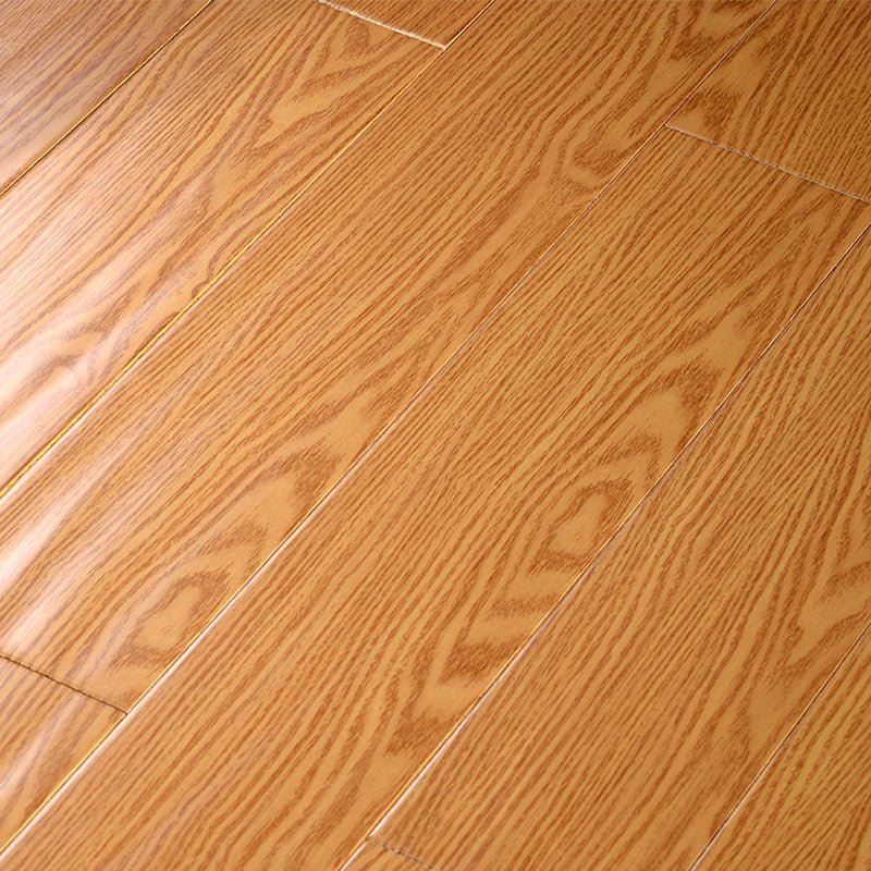 Modern Tile Flooring Solid Wood Click Lock Smooth Floor Planks Yellow Brown Clearhalo 'Flooring 'Hardwood Flooring' 'hardwood_flooring' 'Home Improvement' 'home_improvement' 'home_improvement_hardwood_flooring' Walls and Ceiling' 6894880
