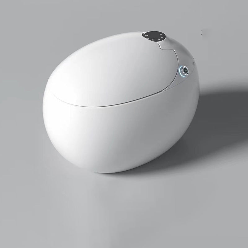 Contemporary Heated Seat White Round Ceramic Floor Mount Bidet Clearhalo 'Bathroom Remodel & Bathroom Fixtures' 'Bidets' 'Home Improvement' 'home_improvement' 'home_improvement_bidets' 'Toilets & Bidets' 6895090