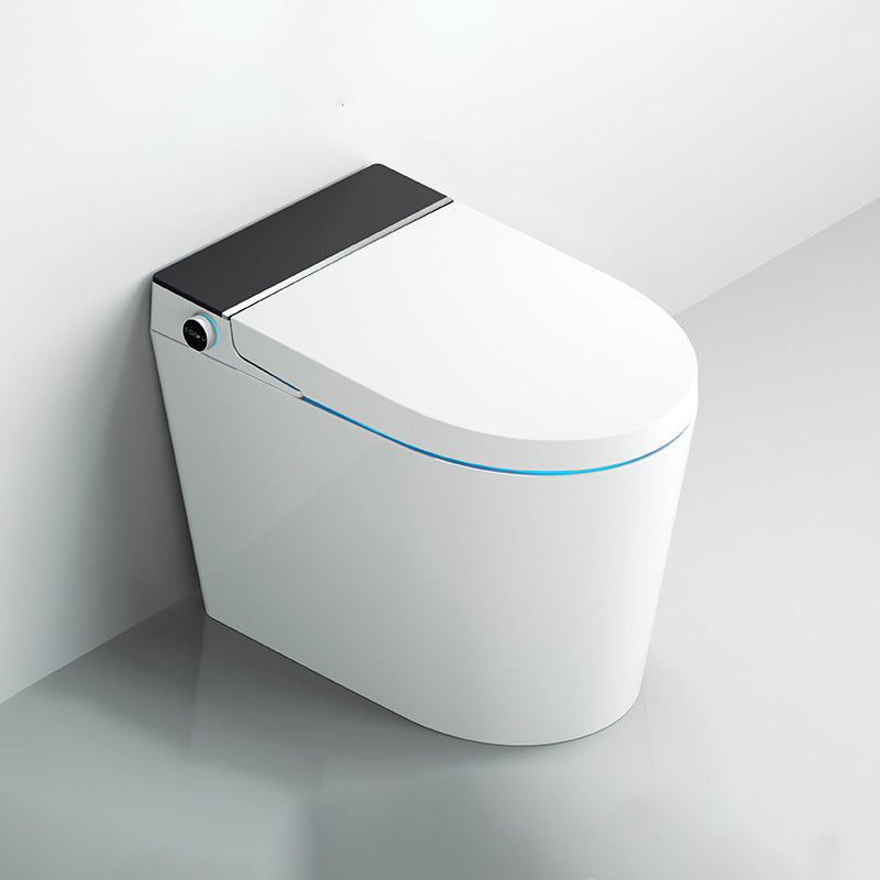 White Floor Mount Bidet Elongated Floor Standing Bidet with Unlimited Warm Water Clearhalo 'Bathroom Remodel & Bathroom Fixtures' 'Bidets' 'Home Improvement' 'home_improvement' 'home_improvement_bidets' 'Toilets & Bidets' 6895096