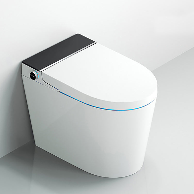 White Floor Mount Bidet Elongated Floor Standing Bidet with Unlimited Warm Water Clearhalo 'Bathroom Remodel & Bathroom Fixtures' 'Bidets' 'Home Improvement' 'home_improvement' 'home_improvement_bidets' 'Toilets & Bidets' 6895097