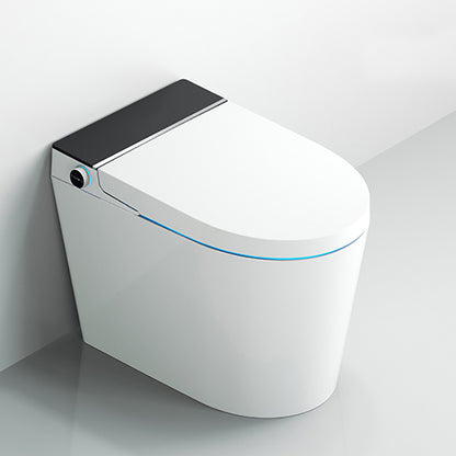 White Floor Mount Bidet Elongated Floor Standing Bidet with Unlimited Warm Water Clearhalo 'Bathroom Remodel & Bathroom Fixtures' 'Bidets' 'Home Improvement' 'home_improvement' 'home_improvement_bidets' 'Toilets & Bidets' 6895097