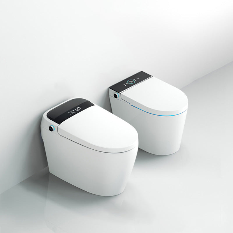 White Floor Mount Bidet Elongated Floor Standing Bidet with Unlimited Warm Water Clearhalo 'Bathroom Remodel & Bathroom Fixtures' 'Bidets' 'Home Improvement' 'home_improvement' 'home_improvement_bidets' 'Toilets & Bidets' 6895098