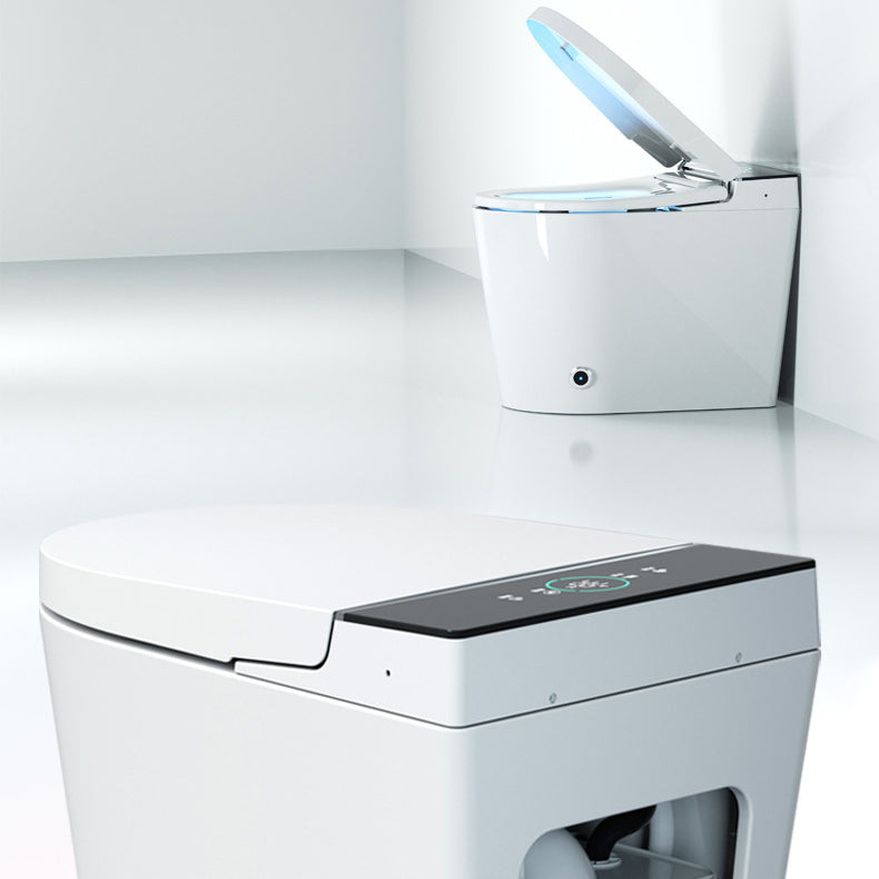 White Floor Mount Bidet Elongated Floor Standing Bidet with Unlimited Warm Water Clearhalo 'Bathroom Remodel & Bathroom Fixtures' 'Bidets' 'Home Improvement' 'home_improvement' 'home_improvement_bidets' 'Toilets & Bidets' 6895102