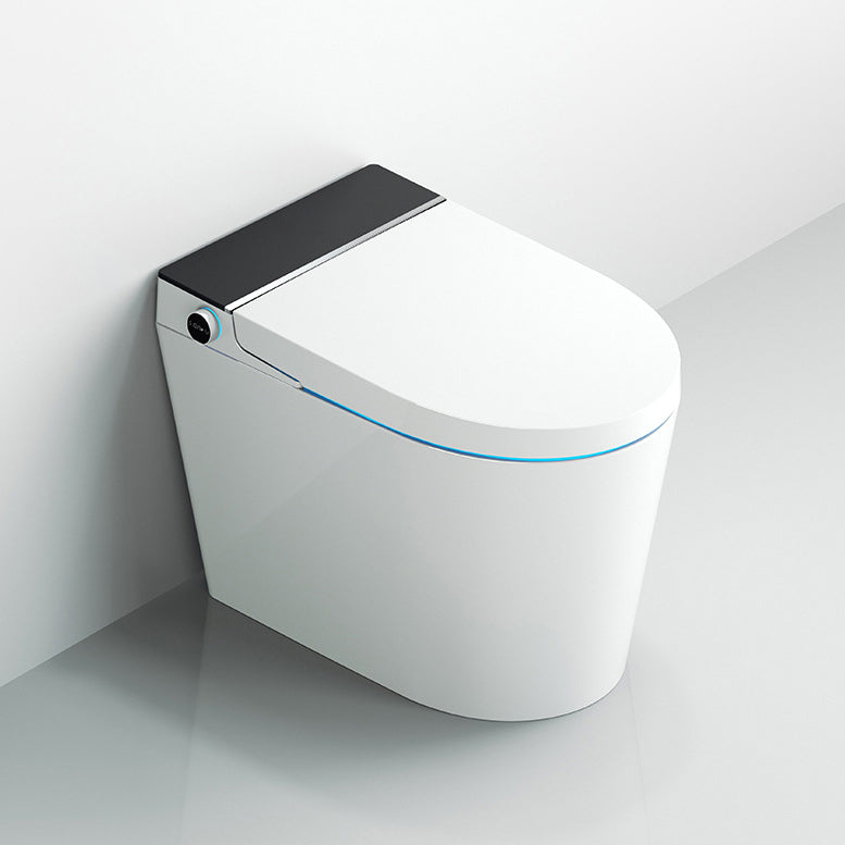 White Floor Mount Bidet Elongated Floor Standing Bidet with Unlimited Warm Water Clearhalo 'Bathroom Remodel & Bathroom Fixtures' 'Bidets' 'Home Improvement' 'home_improvement' 'home_improvement_bidets' 'Toilets & Bidets' 6895105