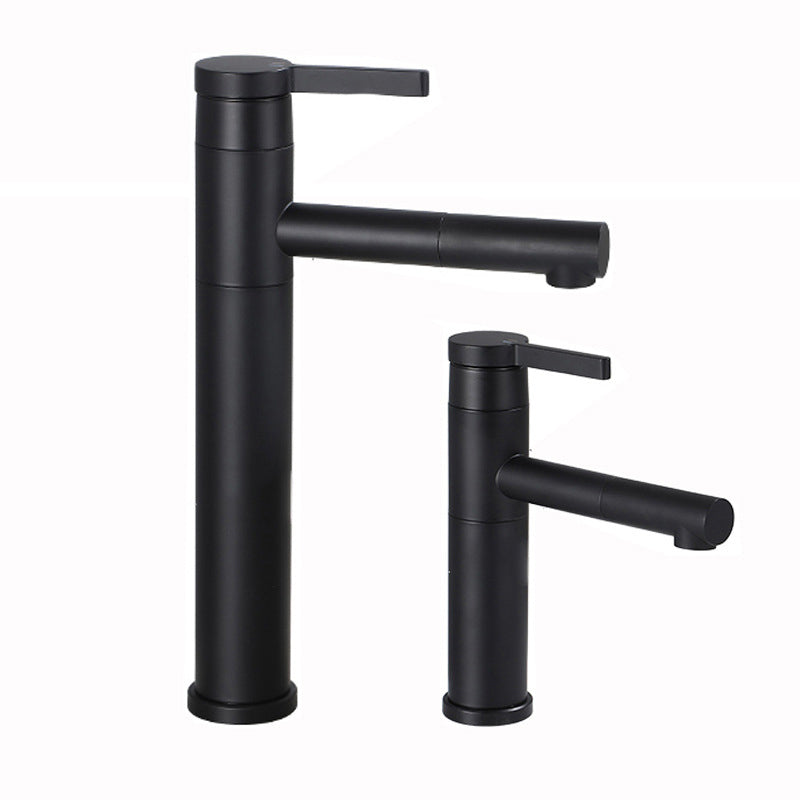 Glam Centerset Faucets Single Lever Handle Faucet for Bathroom Clearhalo 'Bathroom Remodel & Bathroom Fixtures' 'Bathroom Sink Faucets' 'Bathroom Sinks & Faucet Components' 'bathroom_sink_faucets' 'Home Improvement' 'home_improvement' 'home_improvement_bathroom_sink_faucets' 6895182