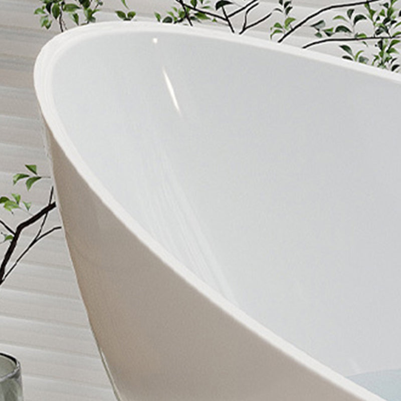 Acrylic Soaking Bathtub Antique Finish Single Slipper Bath Tub Clearhalo 'Bathroom Remodel & Bathroom Fixtures' 'Bathtubs' 'Home Improvement' 'home_improvement' 'home_improvement_bathtubs' 'Showers & Bathtubs' 6895631