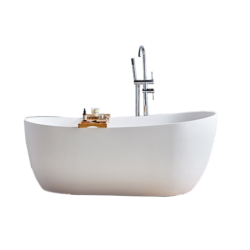 Stone Soaking Bathtub Antique Finish Single Slipper Bath Tub Clearhalo 'Bathroom Remodel & Bathroom Fixtures' 'Bathtubs' 'Home Improvement' 'home_improvement' 'home_improvement_bathtubs' 'Showers & Bathtubs' 6895697