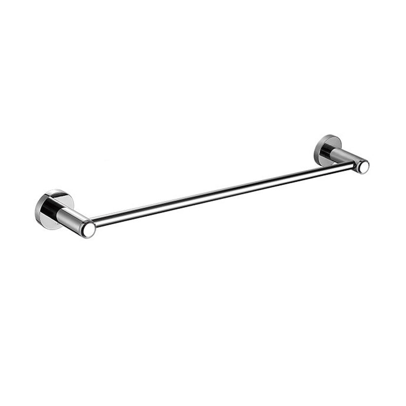 Polished Chrome 5-Piece Modern Bathroom Accessory Set with Bath Shelf Towel Bar Clearhalo 'Bathroom Hardware Sets' 'Bathroom Hardware' 'Bathroom Remodel & Bathroom Fixtures' 'bathroom_hardware_sets' 'Home Improvement' 'home_improvement' 'home_improvement_bathroom_hardware_sets' 6897050