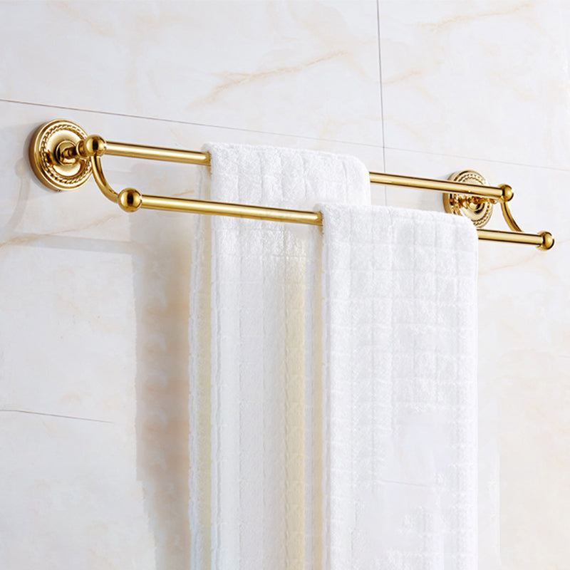 Traditional Golden Bath Hardware Set Copper Bathroom Accessory Kit Clearhalo 'Bathroom Hardware Sets' 'Bathroom Hardware' 'Bathroom Remodel & Bathroom Fixtures' 'bathroom_hardware_sets' 'Home Improvement' 'home_improvement' 'home_improvement_bathroom_hardware_sets' 6897219