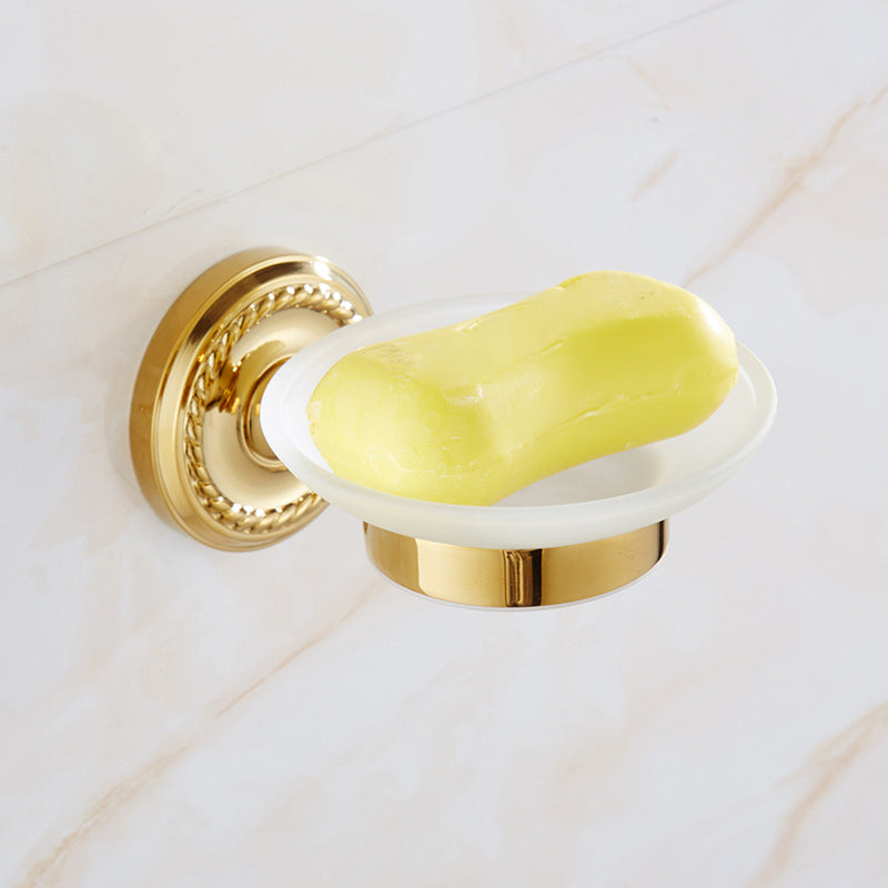 Traditional Golden Bath Hardware Set Copper Bathroom Accessory Kit Soap Dish Clearhalo 'Bathroom Hardware Sets' 'Bathroom Hardware' 'Bathroom Remodel & Bathroom Fixtures' 'bathroom_hardware_sets' 'Home Improvement' 'home_improvement' 'home_improvement_bathroom_hardware_sets' 6897233