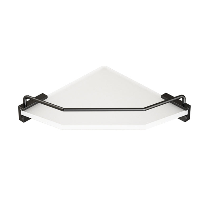 Modern Bathroom Accessory Set Bath Shelf Towel Bar Black Bath Hardware Set Clearhalo 'Bathroom Hardware Sets' 'Bathroom Hardware' 'Bathroom Remodel & Bathroom Fixtures' 'bathroom_hardware_sets' 'Home Improvement' 'home_improvement' 'home_improvement_bathroom_hardware_sets' 6897247