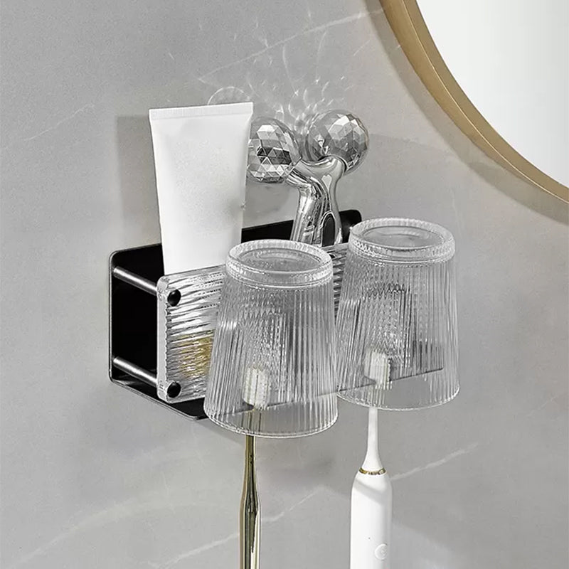 Juego de accesorios de baño moderno, estante para baño, toallero, juego de  accesorios de baño negro - Clearhalo
