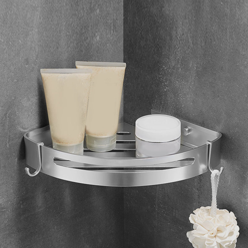 Silver Bathroom Hardware Set Modern Bathroom Accessory as Individual or as A Set Clearhalo 'Bathroom Hardware Sets' 'Bathroom Hardware' 'Bathroom Remodel & Bathroom Fixtures' 'bathroom_hardware_sets' 'Home Improvement' 'home_improvement' 'home_improvement_bathroom_hardware_sets' 6897797