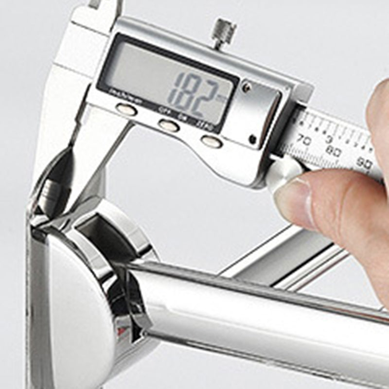 Classic Polished Chrome Bathroom Accessory Set Towel Bar/Paper Holder/Robe Hook Included Clearhalo 'Bathroom Hardware Sets' 'Bathroom Hardware' 'Bathroom Remodel & Bathroom Fixtures' 'bathroom_hardware_sets' 'Home Improvement' 'home_improvement' 'home_improvement_bathroom_hardware_sets' 6908084