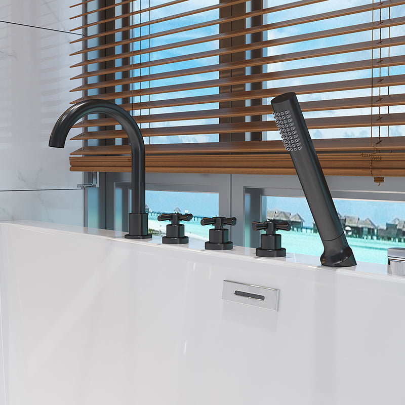 Acrylic Rectangular Bathtub Soaking White Bathtub , 22.83-inch Tall Clearhalo 'Bathroom Remodel & Bathroom Fixtures' 'Bathtubs' 'Home Improvement' 'home_improvement' 'home_improvement_bathtubs' 'Showers & Bathtubs' 6908302