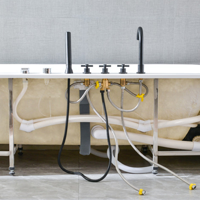 Acrylic Rectangular Bathtub Soaking White Bathtub , 22.83-inch Tall Clearhalo 'Bathroom Remodel & Bathroom Fixtures' 'Bathtubs' 'Home Improvement' 'home_improvement' 'home_improvement_bathtubs' 'Showers & Bathtubs' 6908304