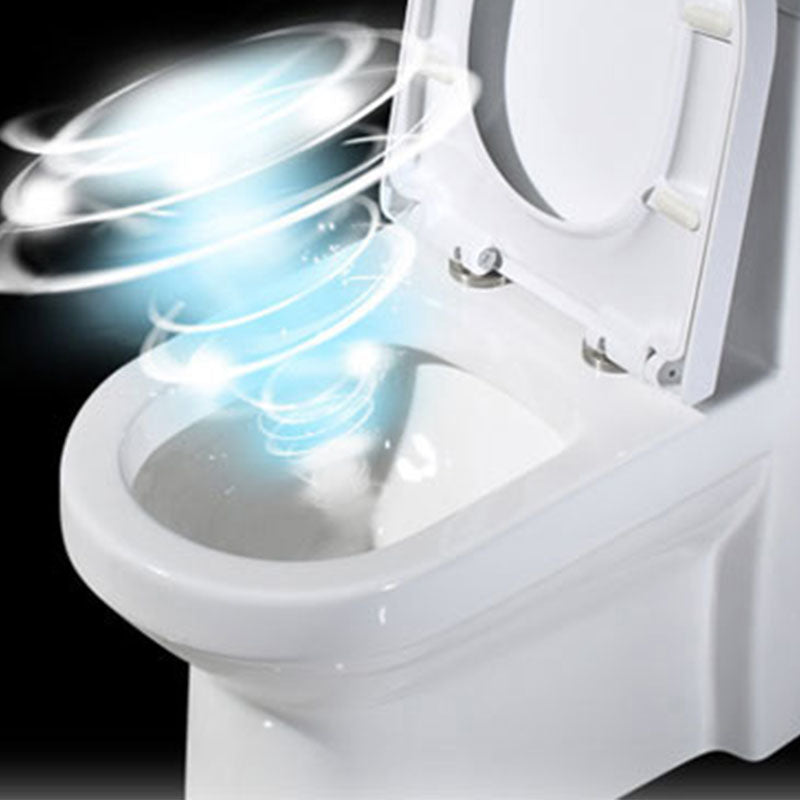 Modern Toilet Bowl Floor Mounted Porcelain All-In-One Flush Toilet Clearhalo 'Bathroom Remodel & Bathroom Fixtures' 'Home Improvement' 'home_improvement' 'home_improvement_toilets' 'Toilets & Bidets' 'Toilets' 6908735