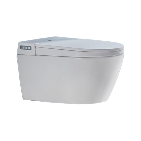 Contemporary Toilet Bowl One Piece Toilet Wall Mount Porcelain Flush Toilet Clearhalo 'Bathroom Remodel & Bathroom Fixtures' 'Home Improvement' 'home_improvement' 'home_improvement_toilets' 'Toilets & Bidets' 'Toilets' 6908820