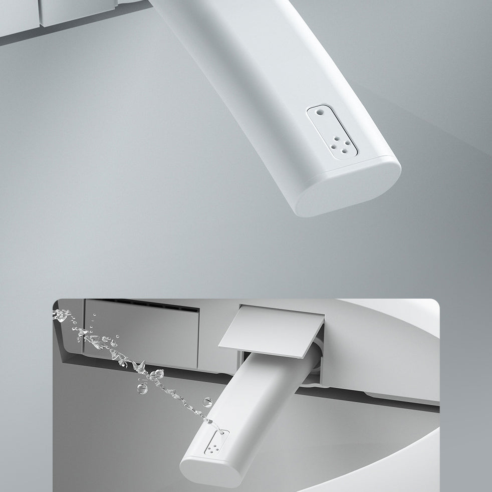 Modern Siphon Jet Toilet Bowl One-Piece Toilet Wall Mount ABS Flush Toilet Clearhalo 'Bathroom Remodel & Bathroom Fixtures' 'Home Improvement' 'home_improvement' 'home_improvement_toilets' 'Toilets & Bidets' 'Toilets' 6908842