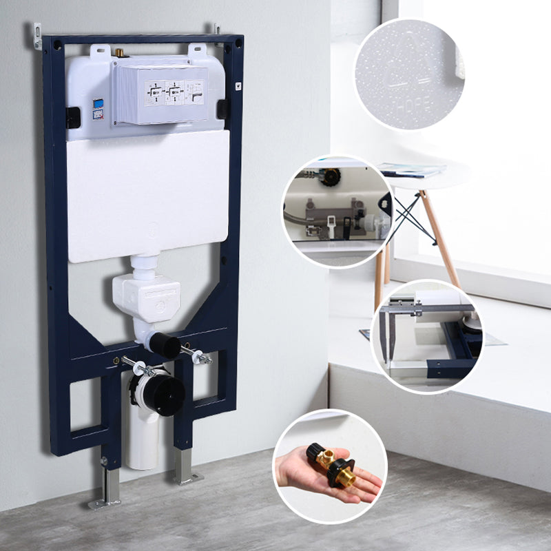 Contemporary Flush Toilet Round One Piece Toilet Wall Mount Porcelain Toilet Clearhalo 'Bathroom Remodel & Bathroom Fixtures' 'Home Improvement' 'home_improvement' 'home_improvement_toilets' 'Toilets & Bidets' 'Toilets' 6908851