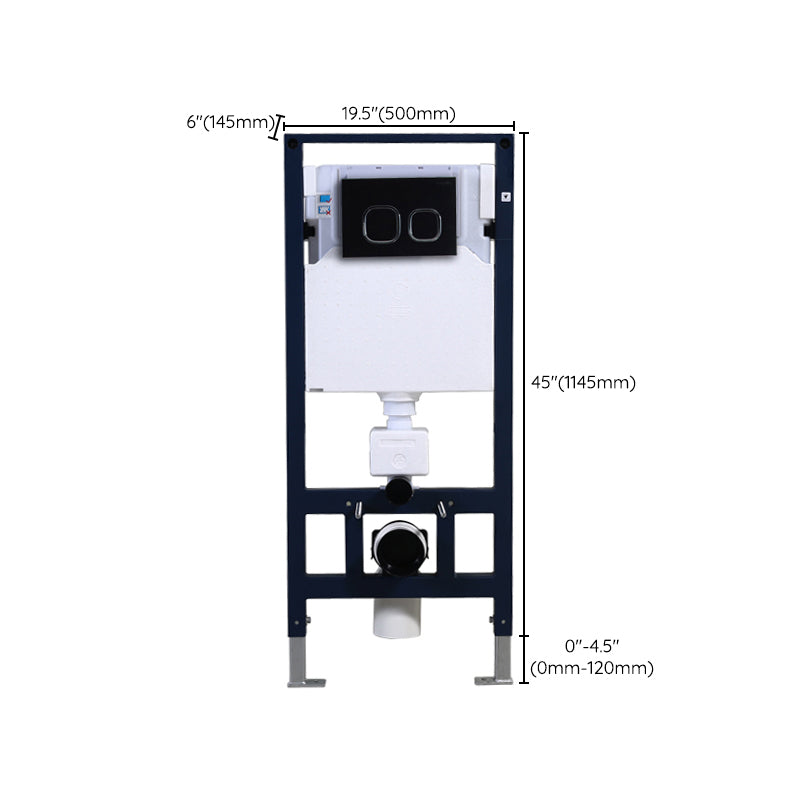 Contemporary Flush Toilet Round One Piece Toilet Wall Mount Porcelain Toilet Clearhalo 'Bathroom Remodel & Bathroom Fixtures' 'Home Improvement' 'home_improvement' 'home_improvement_toilets' 'Toilets & Bidets' 'Toilets' 6908867