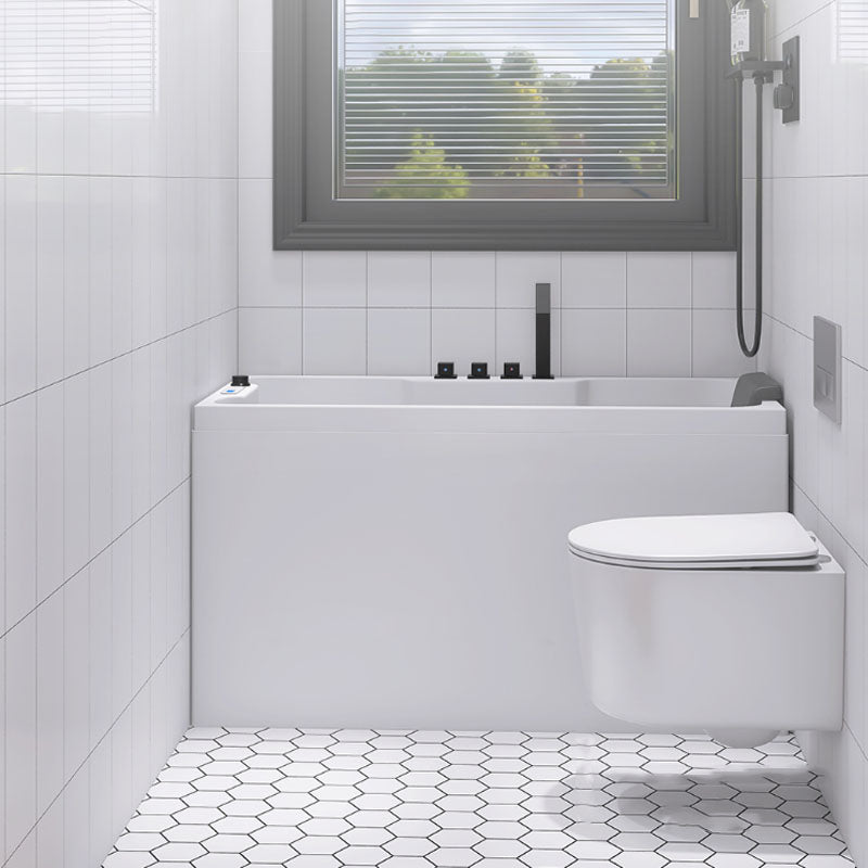 Modern Toilet Bowl Wall Mount Porcelain All-In-One Flush Toilet Clearhalo 'Bathroom Remodel & Bathroom Fixtures' 'Home Improvement' 'home_improvement' 'home_improvement_toilets' 'Toilets & Bidets' 'Toilets' 6908875