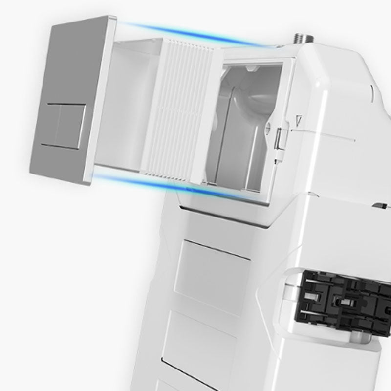 Modern Toilet Bowl Wall Mount Porcelain All-In-One Flush Toilet Clearhalo 'Bathroom Remodel & Bathroom Fixtures' 'Home Improvement' 'home_improvement' 'home_improvement_toilets' 'Toilets & Bidets' 'Toilets' 6908885