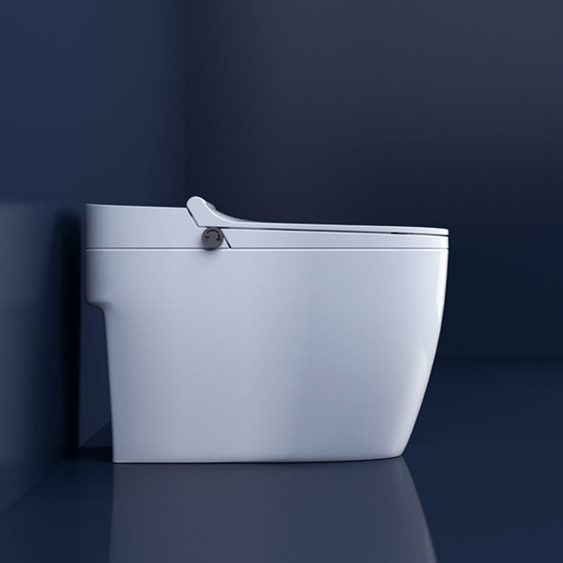 Contemporary Flush Toilet Floor Mounted One-Piece Toilet Porcelain Toilet Bowl Clearhalo 'Bathroom Remodel & Bathroom Fixtures' 'Home Improvement' 'home_improvement' 'home_improvement_toilets' 'Toilets & Bidets' 'Toilets' 6908894