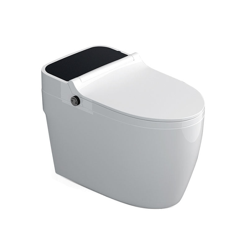 Contemporary Flush Toilet Floor Mounted One-Piece Toilet Porcelain Toilet Bowl Clearhalo 'Bathroom Remodel & Bathroom Fixtures' 'Home Improvement' 'home_improvement' 'home_improvement_toilets' 'Toilets & Bidets' 'Toilets' 6908899