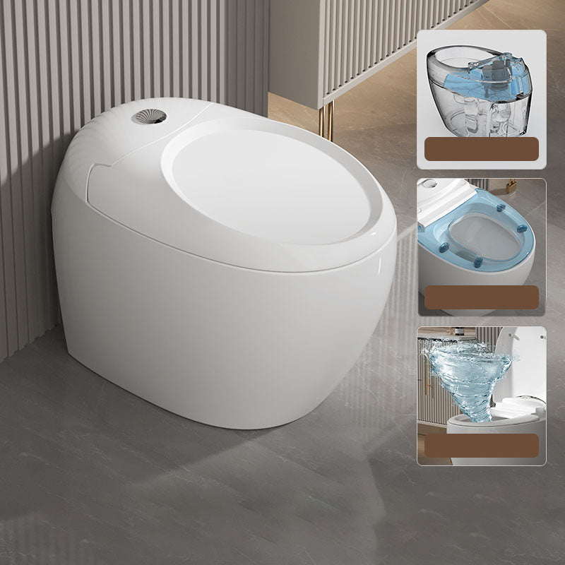 Modern Toilet Bowl Floor Mounted Porcelain All-In-One Urine Toilet 17"L x 29"W x 17"H White Clearhalo 'Bathroom Remodel & Bathroom Fixtures' 'Home Improvement' 'home_improvement' 'home_improvement_toilets' 'Toilets & Bidets' 'Toilets' 6908954
