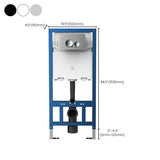 Contemporary Flush Toilet One Piece Toilet Wall Mount Porcelain Urine Toilet Clearhalo 'Bathroom Remodel & Bathroom Fixtures' 'Home Improvement' 'home_improvement' 'home_improvement_toilets' 'Toilets & Bidets' 'Toilets' 6908998