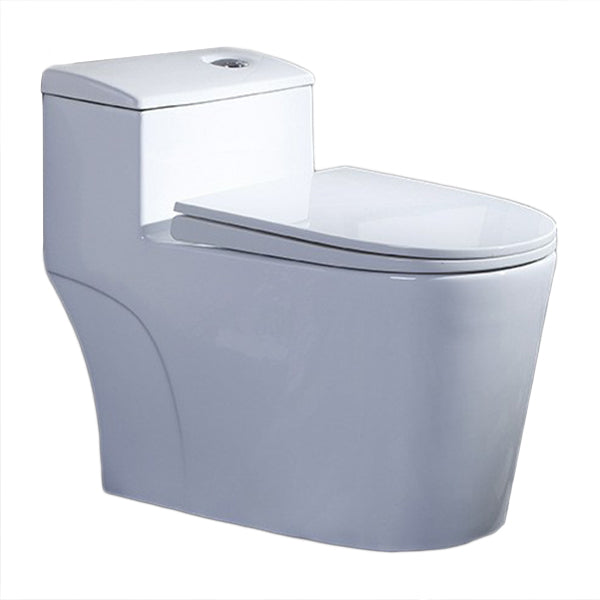 Modern One Piece Toilet Bowl Floor Mounted Urine Toilet for Bathroom Plastic 15.6"L x 28.3"W x 24.8"H Clearhalo 'Bathroom Remodel & Bathroom Fixtures' 'Home Improvement' 'home_improvement' 'home_improvement_toilets' 'Toilets & Bidets' 'Toilets' 6909006