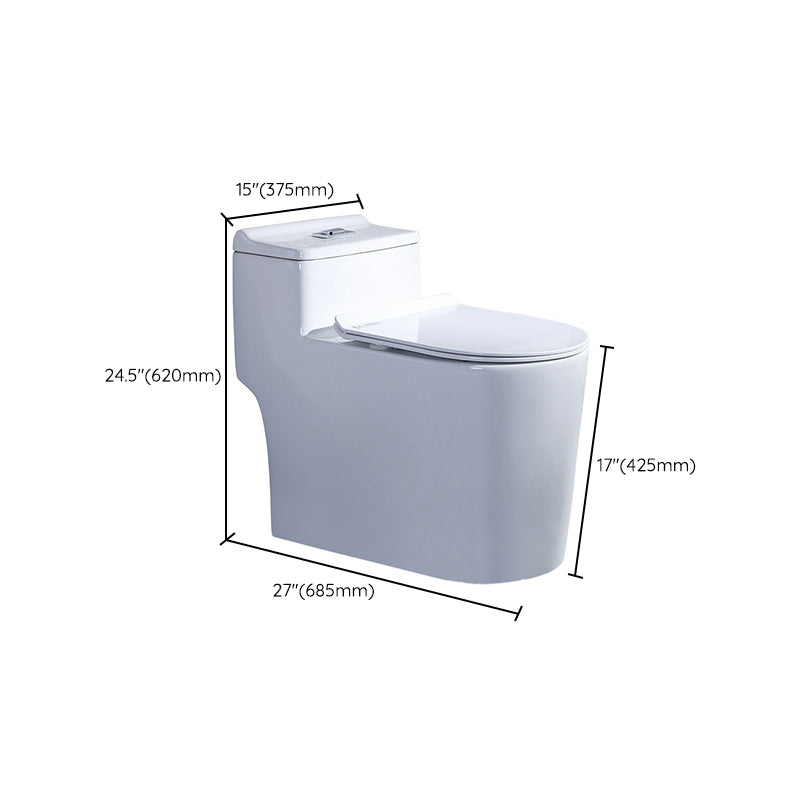 Modern One Piece Toilet Bowl Floor Mounted Urine Toilet for Bathroom Clearhalo 'Bathroom Remodel & Bathroom Fixtures' 'Home Improvement' 'home_improvement' 'home_improvement_toilets' 'Toilets & Bidets' 'Toilets' 6909022