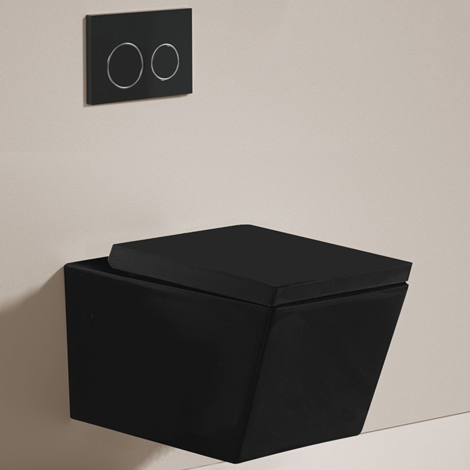 Contemporary Toilet Bowl One Piece Toilet Wall Mount Porcelain Urine Toilet Clearhalo 'Bathroom Remodel & Bathroom Fixtures' 'Home Improvement' 'home_improvement' 'home_improvement_toilets' 'Toilets & Bidets' 'Toilets' 6909093