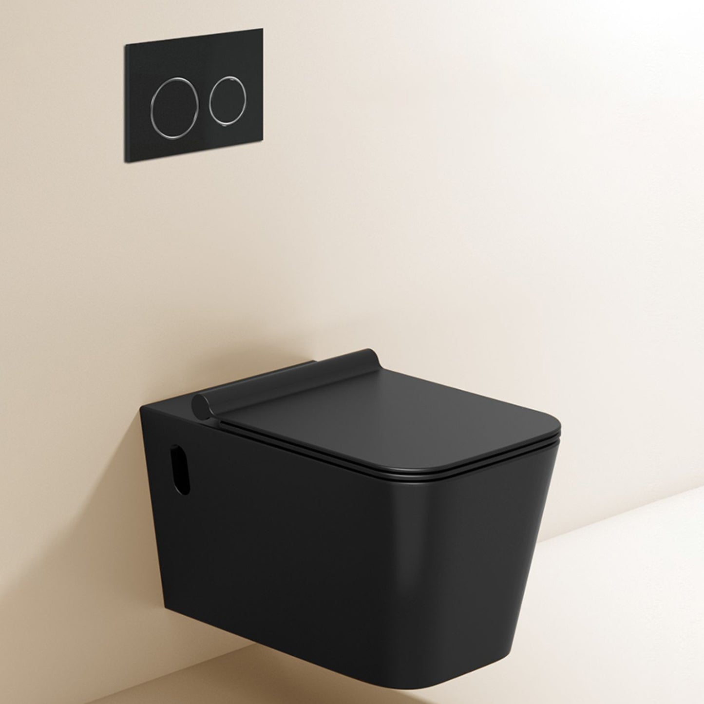 Contemporary Toilet Bowl One Piece Toilet Wall Mount Porcelain Urine Toilet Clearhalo 'Bathroom Remodel & Bathroom Fixtures' 'Home Improvement' 'home_improvement' 'home_improvement_toilets' 'Toilets & Bidets' 'Toilets' 6909095