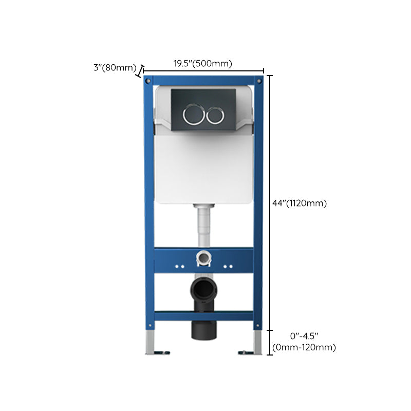 Contemporary Toilet Bowl One Piece Toilet Wall Mount Porcelain Urine Toilet Clearhalo 'Bathroom Remodel & Bathroom Fixtures' 'Home Improvement' 'home_improvement' 'home_improvement_toilets' 'Toilets & Bidets' 'Toilets' 6909119